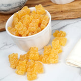 Pina Colada Sour Gummy Bears, 1 Pound Bulk Bag, Orange Gummy Bears, Orange Candy, The Hampton Candy Company