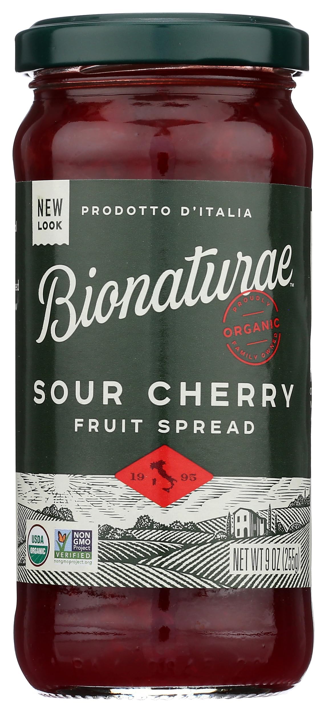 Sour Cherry Organic Fruit Spread - 9 oz
