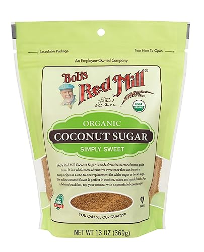 Bob's Red Mill Organic Coconut Sugar, 13oz (Pack of 1) - Non GMO, Vegan, Paleo Friendly, Kosher