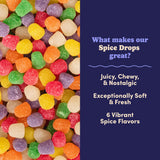 Nuts com Spice Drops Candy Classic Sugar Coated Gum Drops Candy in Clove, Cinnamon, Anise, Spearmint, Sassafras & Wintergreen - Chewy Jelly Drops