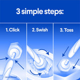 Clorox ToiletWand Disposable Toilet Cleaning System, Spring Cleaning Essential, ToiletWand, Storage Caddy, and 16 Disinfecting ToiletWand Scrubbing