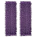 AmaVins 2 Pack Pet System Microfiber Sweeping Pad, Reusable Pet Replacement Mop Pad for Bona Mop & Multi-Surface Floors, 18 Inch Washable Cleaning