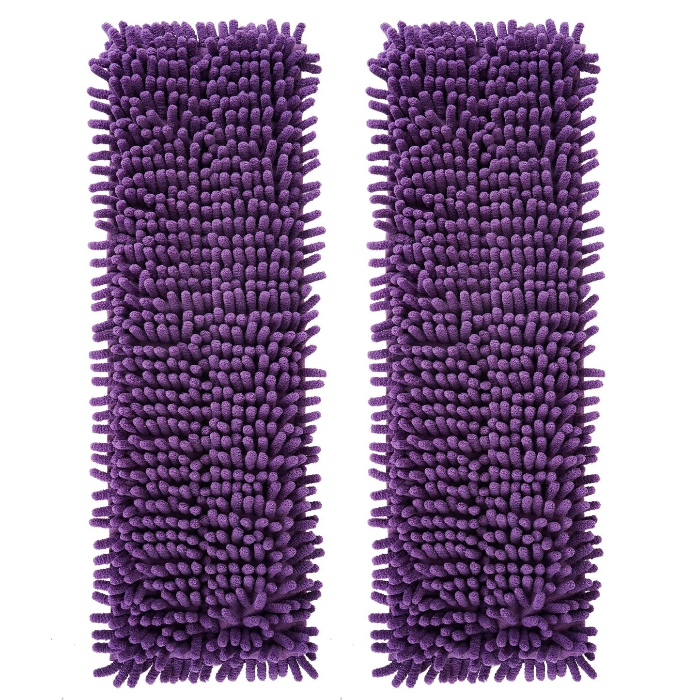 AmaVins 2 Pack Pet System Microfiber Sweeping Pad, Reusable Pet Replacement Mop Pad for Bona Mop & Multi-Surface Floors, 18 Inch Washable Cleaning