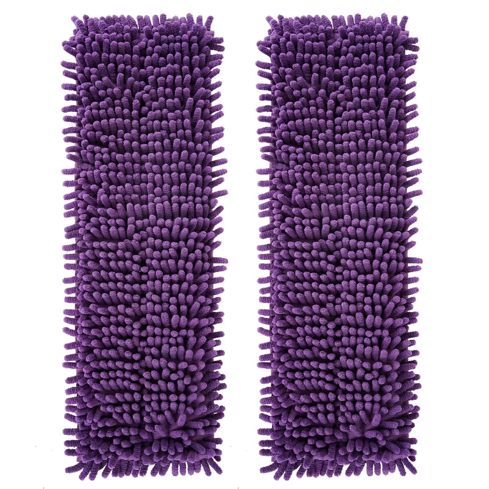 AmaVins 2 Pack Pet System Microfiber Sweeping Pad, Reusable Pet Replacement Mop Pad for Bona Mop & Multi-Surface Floors, 18 Inch Washable Cleaning