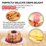 OldSoul Professional Crepe Mix | Dough Mix | Vanilla Flavour | 5 Lbs | 36 Crepes (5 Lbs, Traditional)