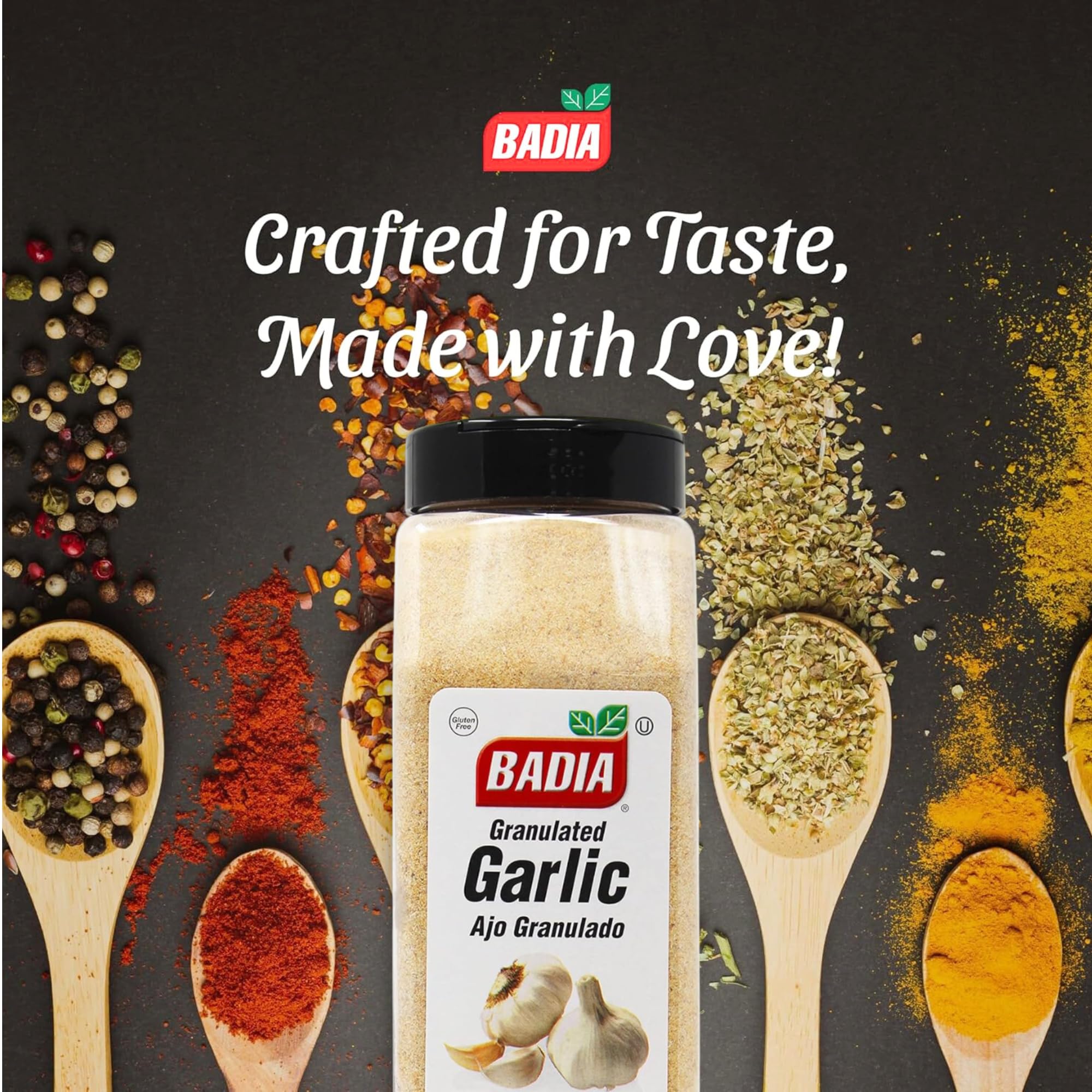 Badia Granulated Garlic, 1.5 lbs - Premium Garlic, Fresh & Flavorful