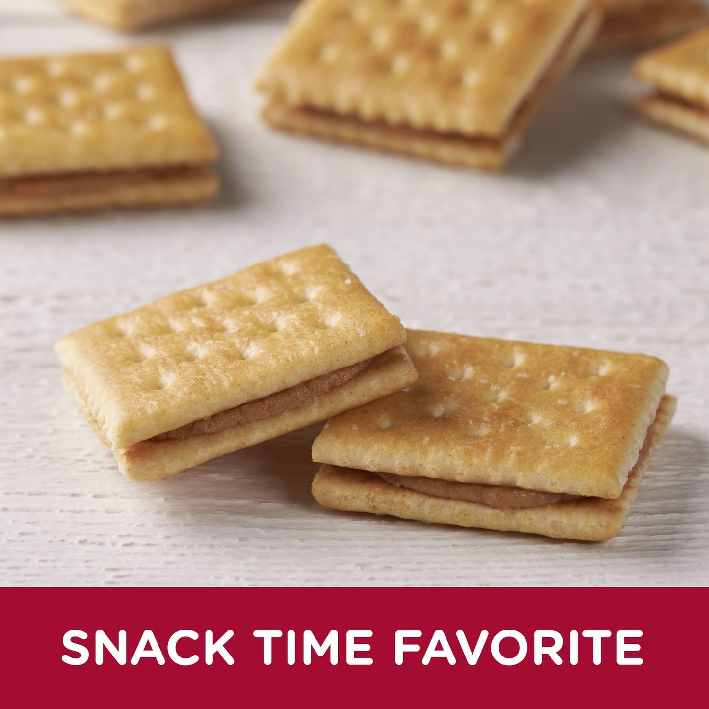 Austin Peanut Butter On Toasty Sandwich Crackers, Lunch Snacks, 11oz Tray (8 Packs)