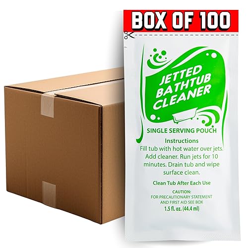 Oh Yuk Jetted Bathtub Cleaner Concentrate Case of 100 1.5 Ounce Pouches