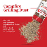 Weaver’s Dutch Country Seasonings Campfire Grilling Dust, 9.75 oz - All-Natural Herb & Sea Salt Blend with Garlic, Onion, Dill & Celery Seed - Perfect
