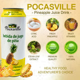 Pocasville Fruit Juices, Squeezed not form Concentrate, 16.5 Fluid Ounce Can (Pineapple, 12)