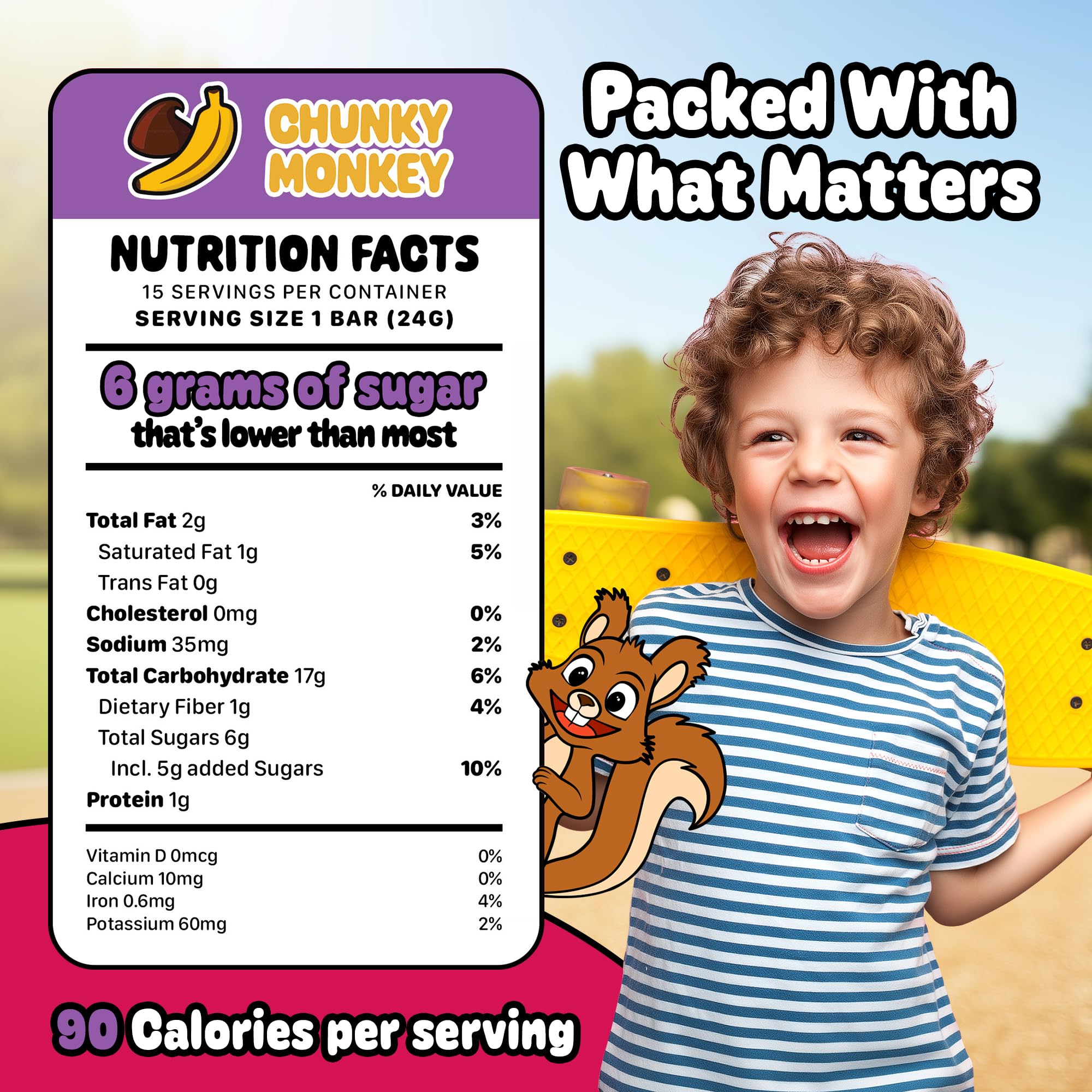 Snakkidz Organic Chewy Granola Bars for Kids, Allergen-Free, Nut-Free, Gluten-Free, Low Sugar Snack Bars Made with Avocado Oil, Individually Wrapped