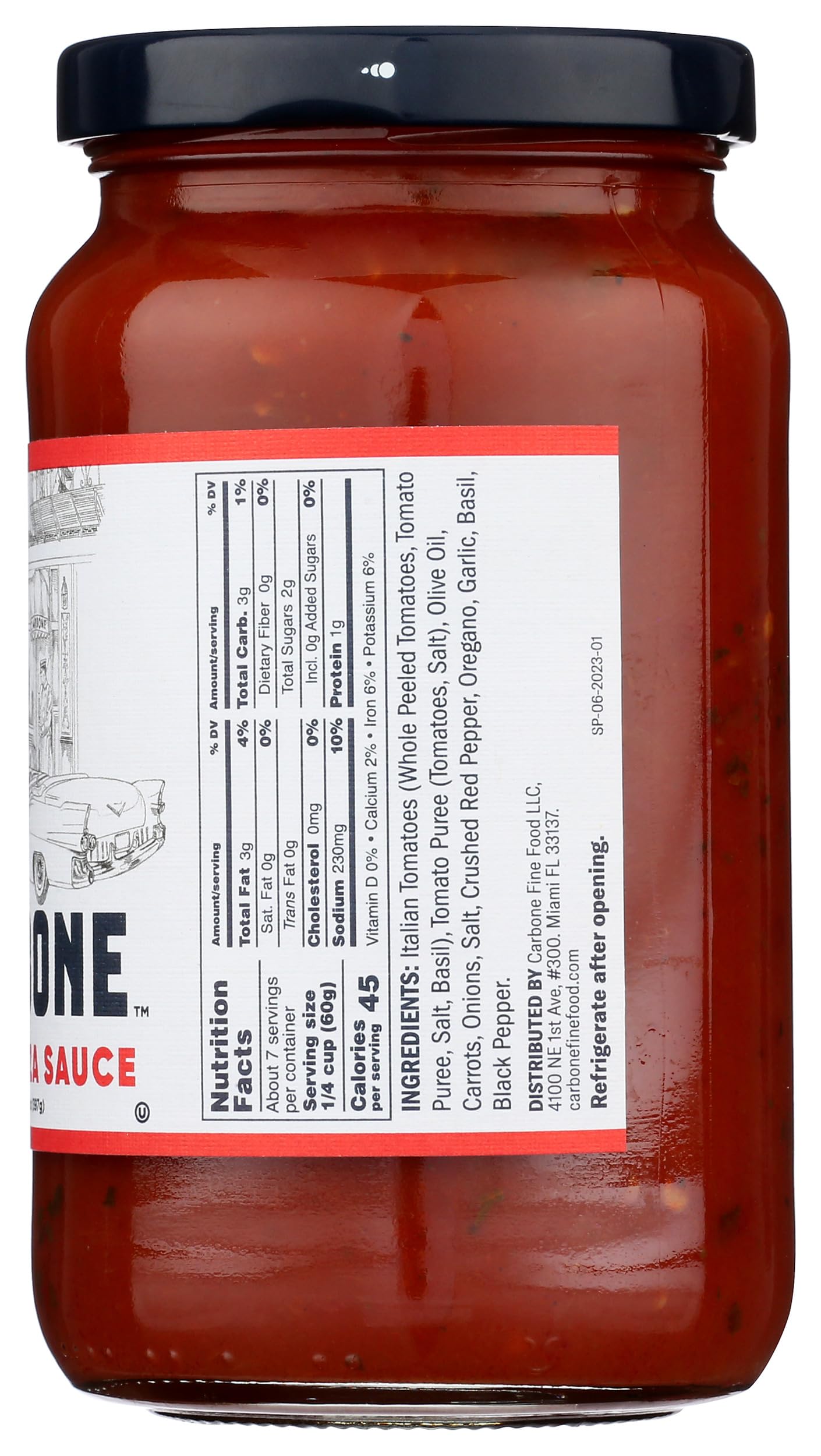 Carbone Original Pizza Sauce, 14 OZ