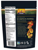 Setton Farms Pistachios, Scorpion Pepper Extreme Flavor, Naturally Seasoned, Dry Roasted No Shell, Non-GMO Project Verified, Gluten Free, Vegan
