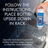 Glisten Dishwasher Magic Machine Cleaner and Disinfectant 2-Pack and Washer Magic Washing Machine Cleaner