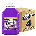 Fabuloso All Purpose Cleaner, Floor Cleaner, Makes 64 Gallons per bottle - 128oz - Pack of 4