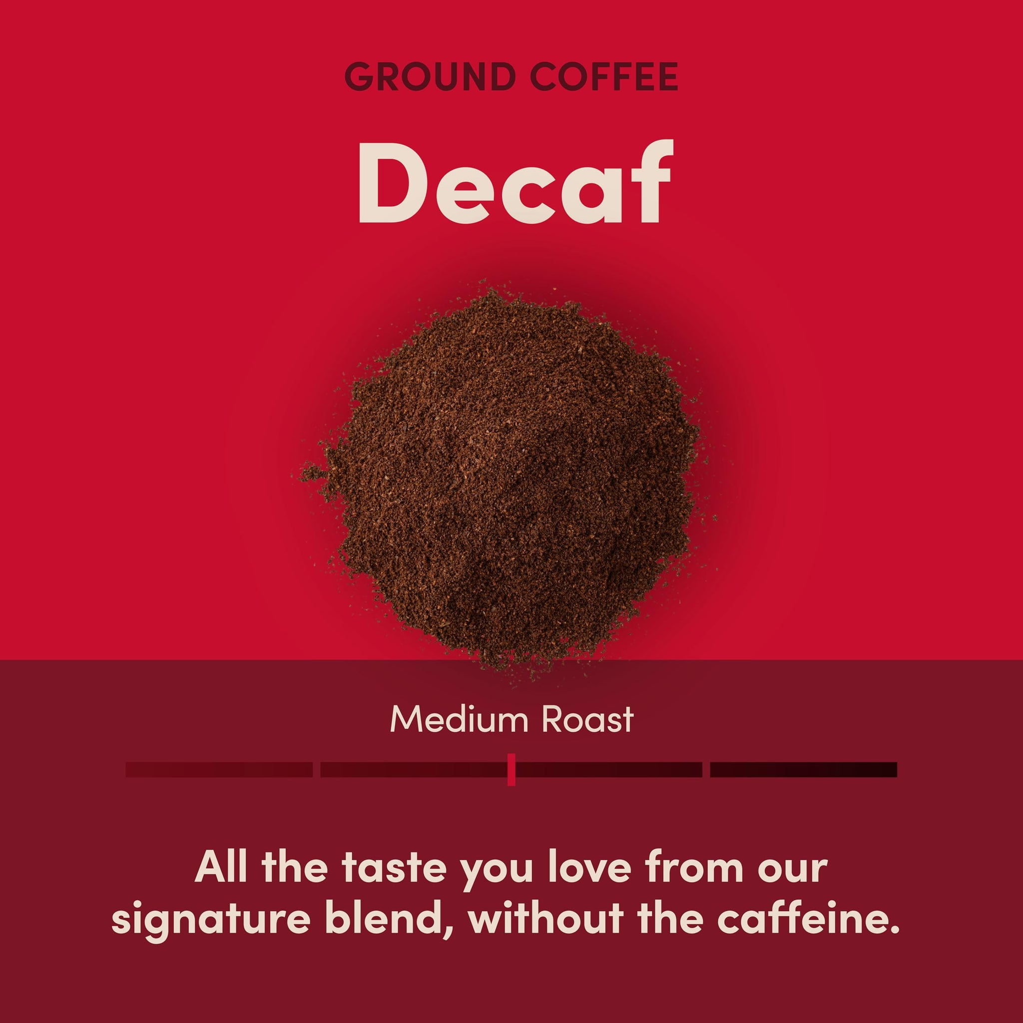 Tim Horton's 100% Arabica Medium Roast, Decaffeinated, Ground Coffee, 12 Ounce