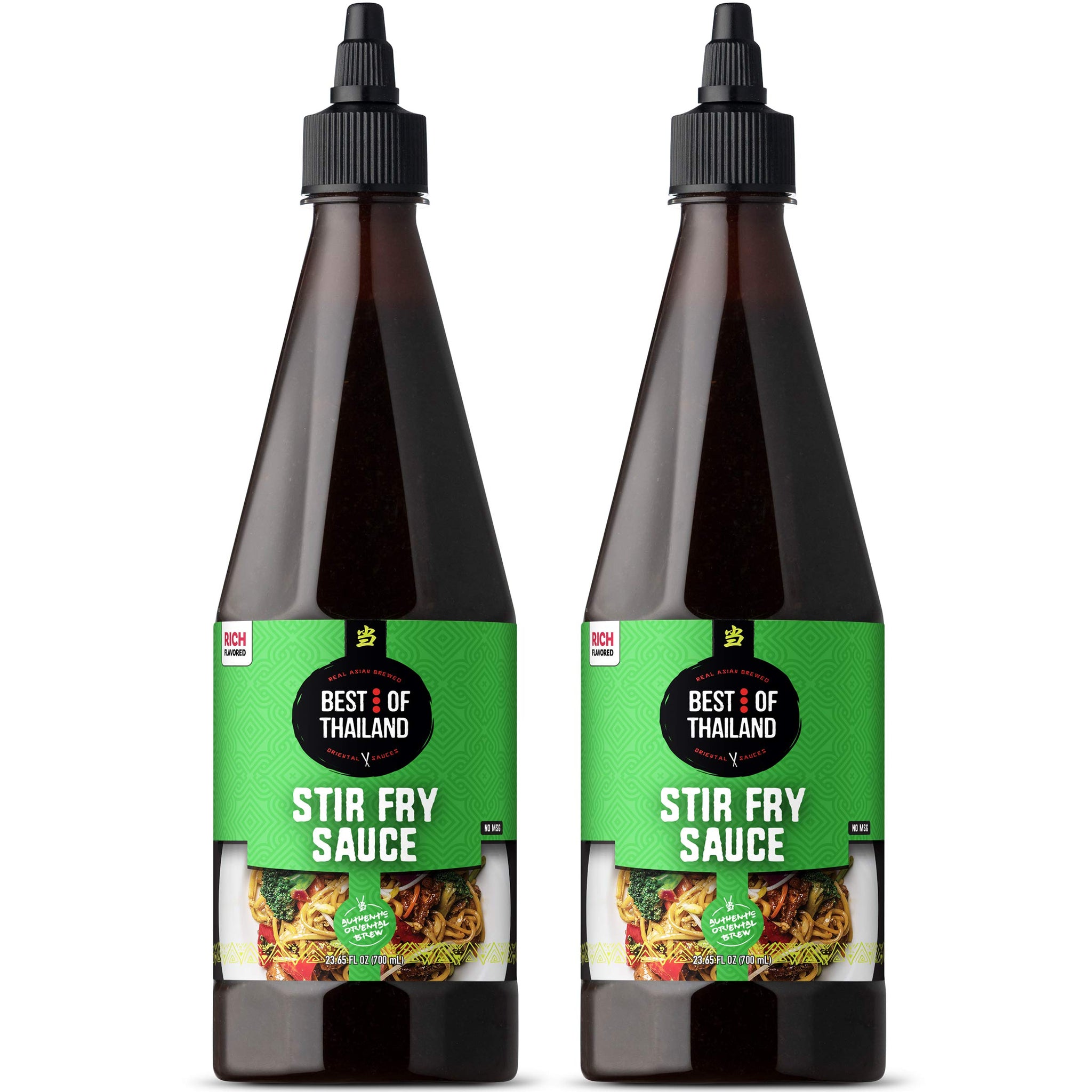 Best of Thailand Stir Fry Sauce Rich Flavor | Authentic Asian-Brewed Marinade, Glaze, Salad Dressing & Dip for Meat & Vegetable Stir Fry | No MSG |