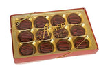 Asher's Chocolates, Candy and Chocolate Assortment, Grab a Gift Box, Giftable Design, Small Batches of Kosher Chocolate, Family Owned Since 1892 (12
