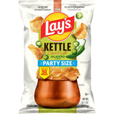 Lay's Kettle Cooked Jalapeno Potato Chips, 12.5 Oz