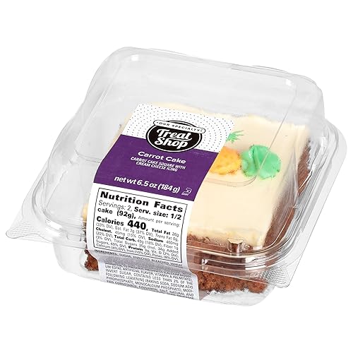 Our Specialty Carrot Cake Cream Cheese Icing Sweet Snacks, Snack Cake Slice, Frozen