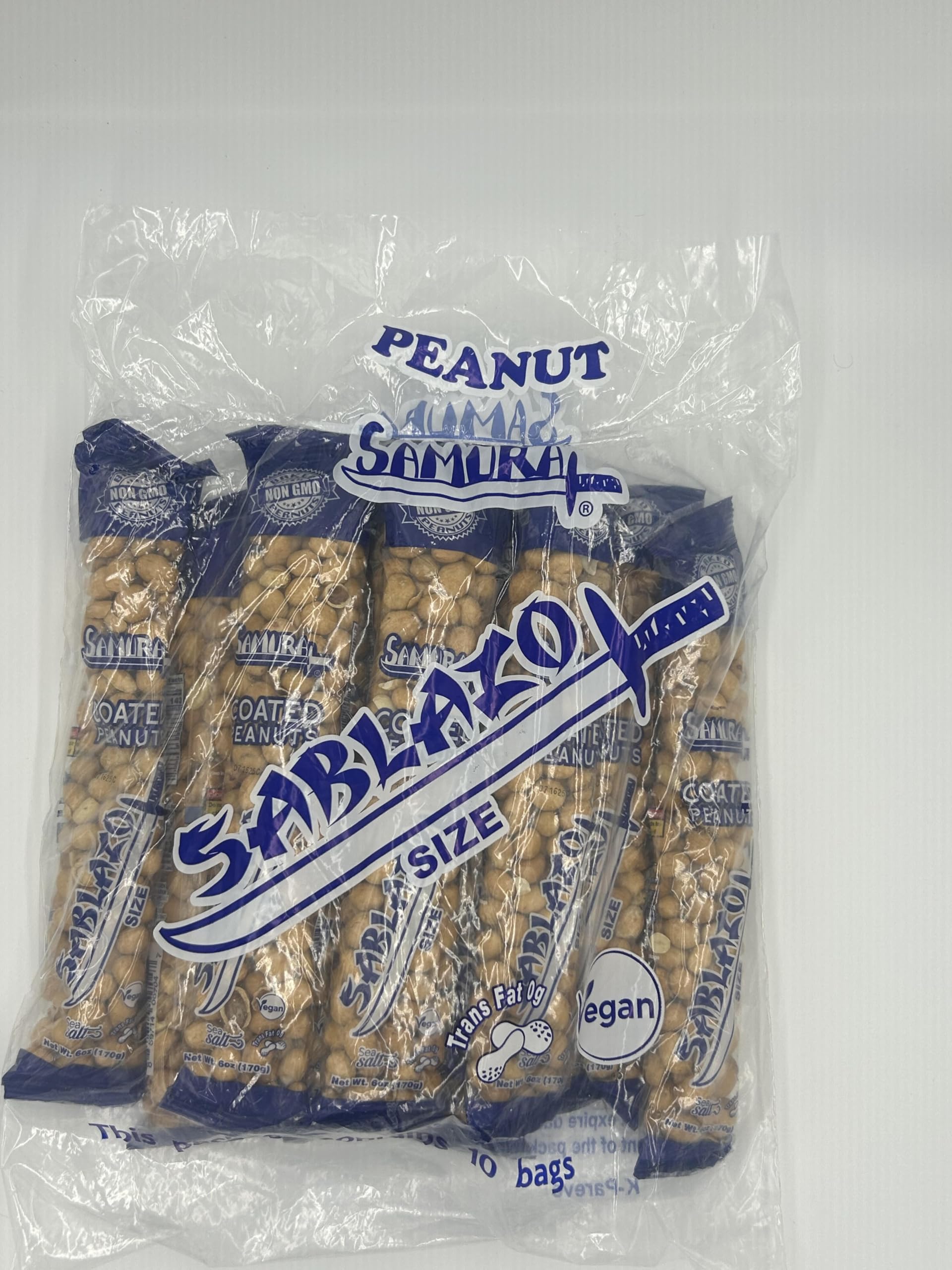 Samura Japones, Japanese Style Coated Peanuts- 10 ct- 6oz packages