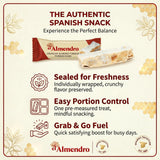 Crunchy Almond Turron Nougats From Spain, Traditional Spanish Candy Individually Wrapped, 24 Turron Duro Bars By El Almendro, Dessert, Gluten Free