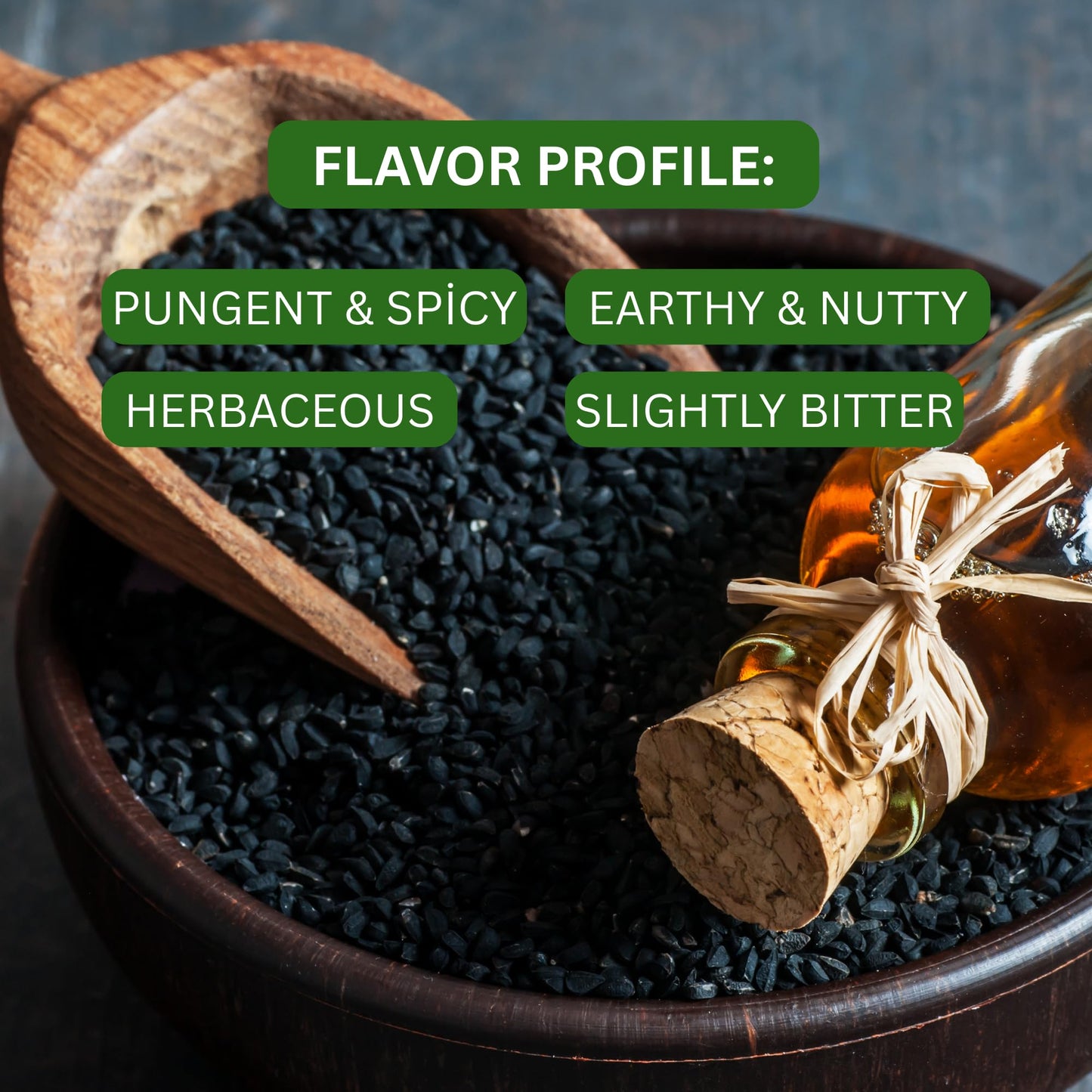 Premium Nigella Seeds (Black Cumin) | Pure, Aromatic & Whole Kalonji Spice (4 Oz) | Essential for Baking, Culinary & Wellness | Non-GMO, No Additives