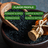 Premium Nigella Seeds (Black Cumin) | Pure, Aromatic & Whole Kalonji Spice (4 Oz) | Essential for Baking, Culinary & Wellness | Non-GMO, No Additives
