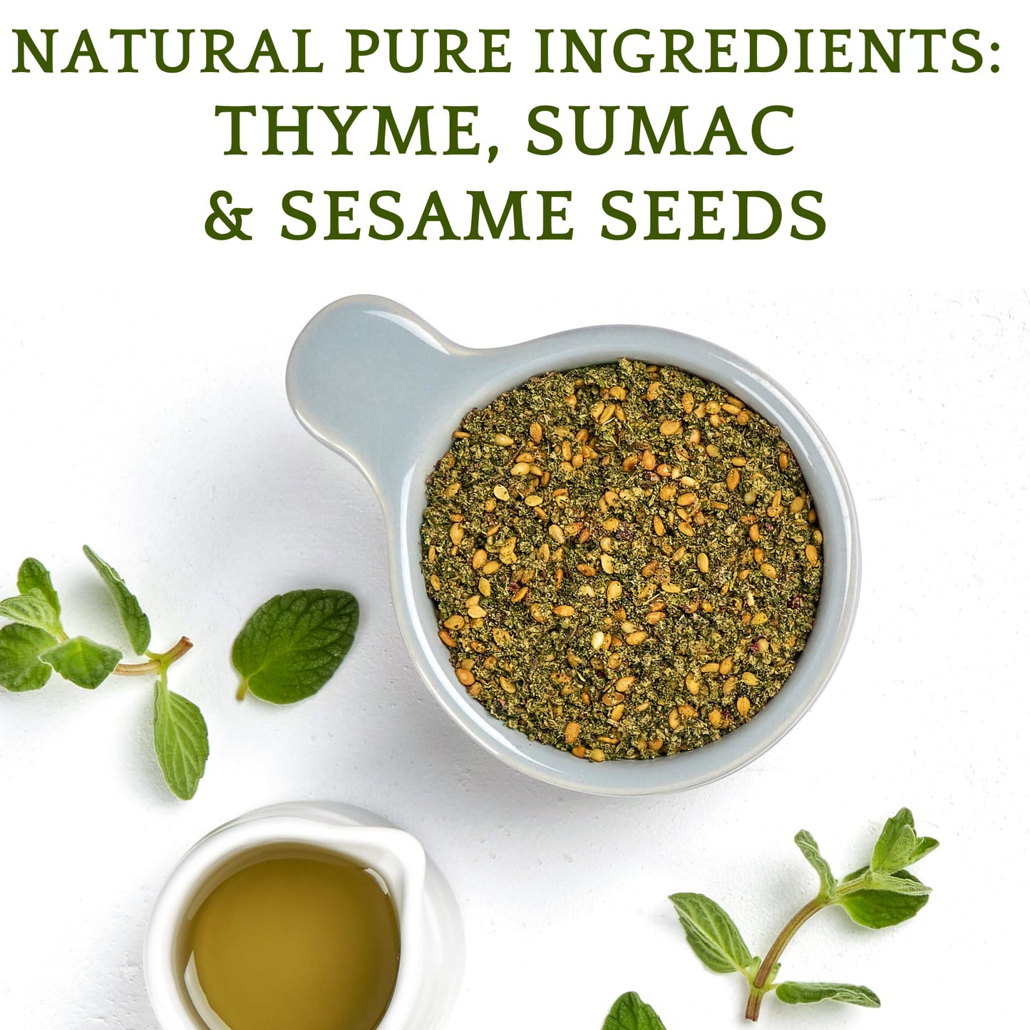 Crescent Zaatar Premium Mediterranean Spice Blend, 6.5 oz