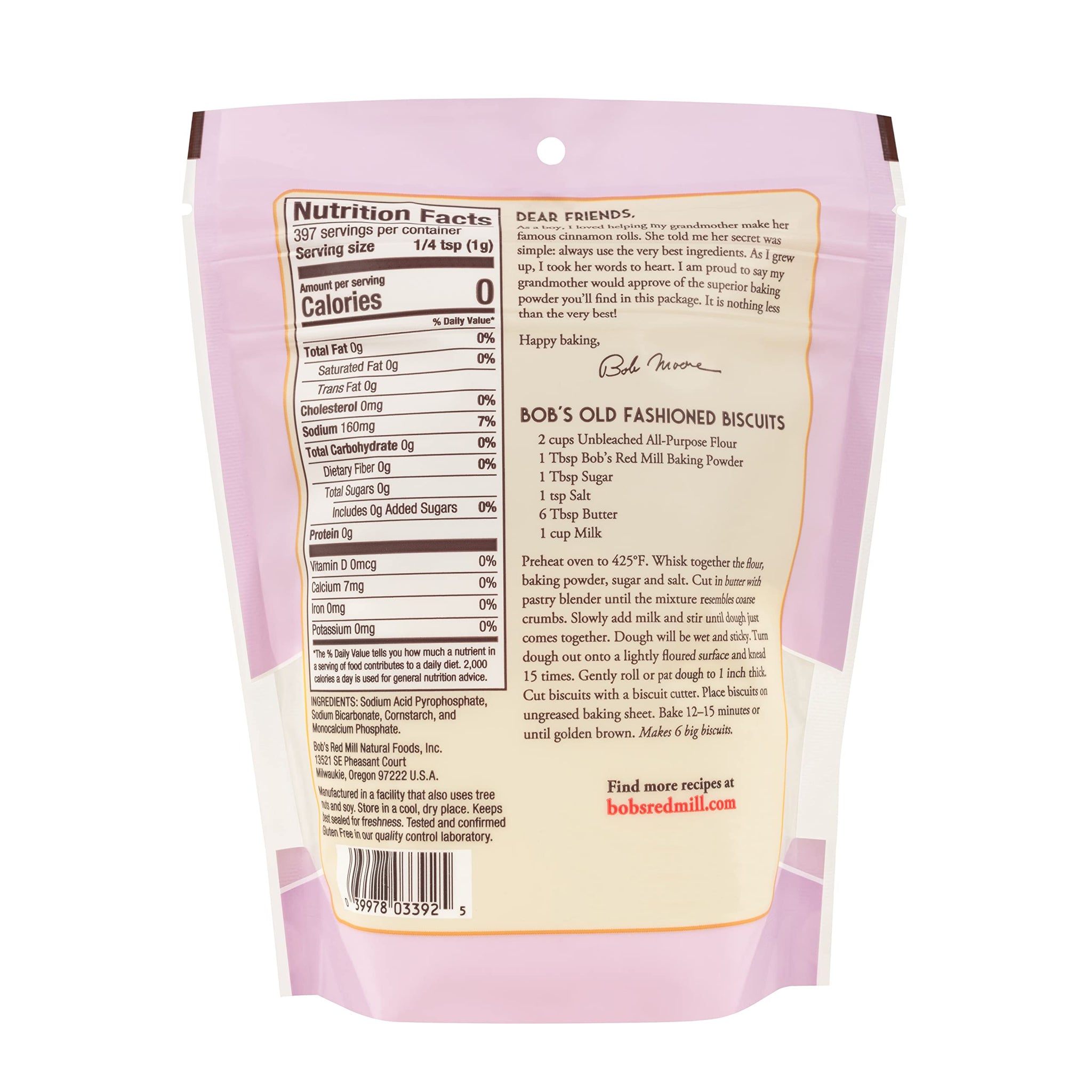 Bob's Red Mill Baking Powder (14 oz each, 28 oz total)