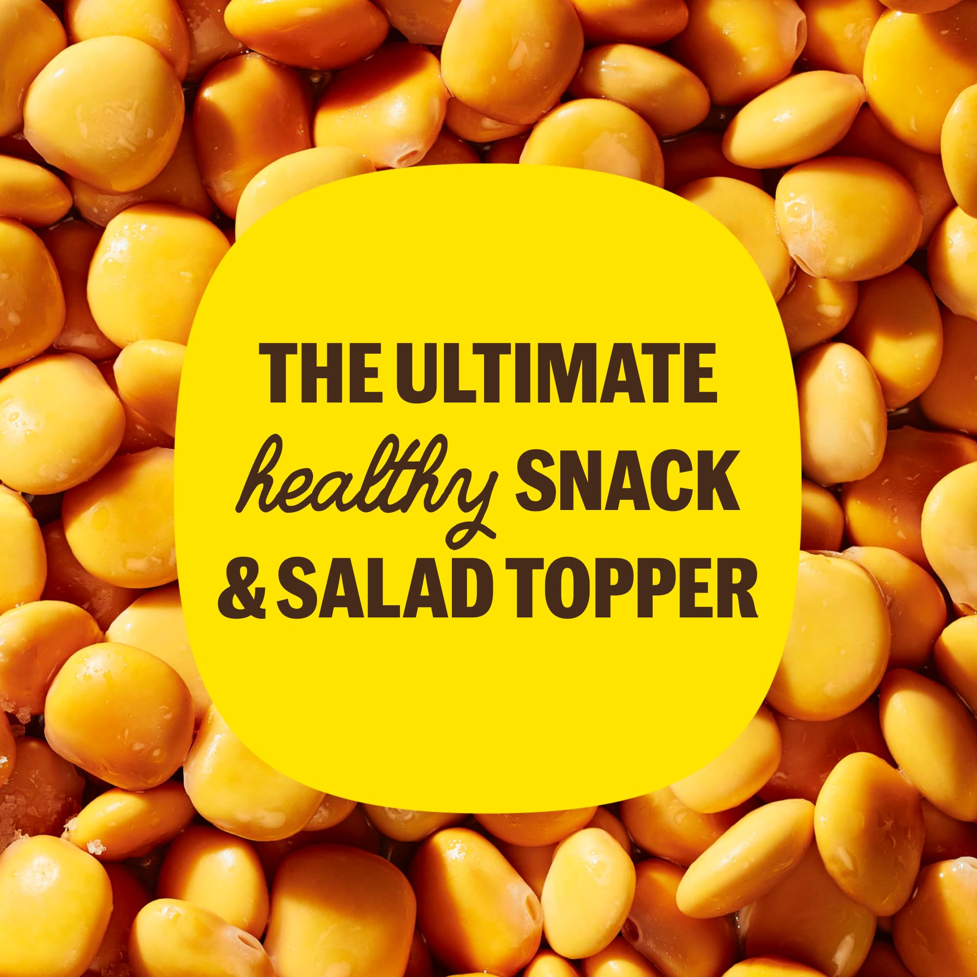 BRAMI Lupini Beans Snacks, Garlic & Rosemary | 7g Plant Protein, 0g Net Carbs | Vegan, Vegetarian, Keto, Plant Based, Mediterranean Diet, Healthy