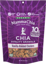 Mamma Chia Granola Clusters, Vanilla Almond, 9 Ounce