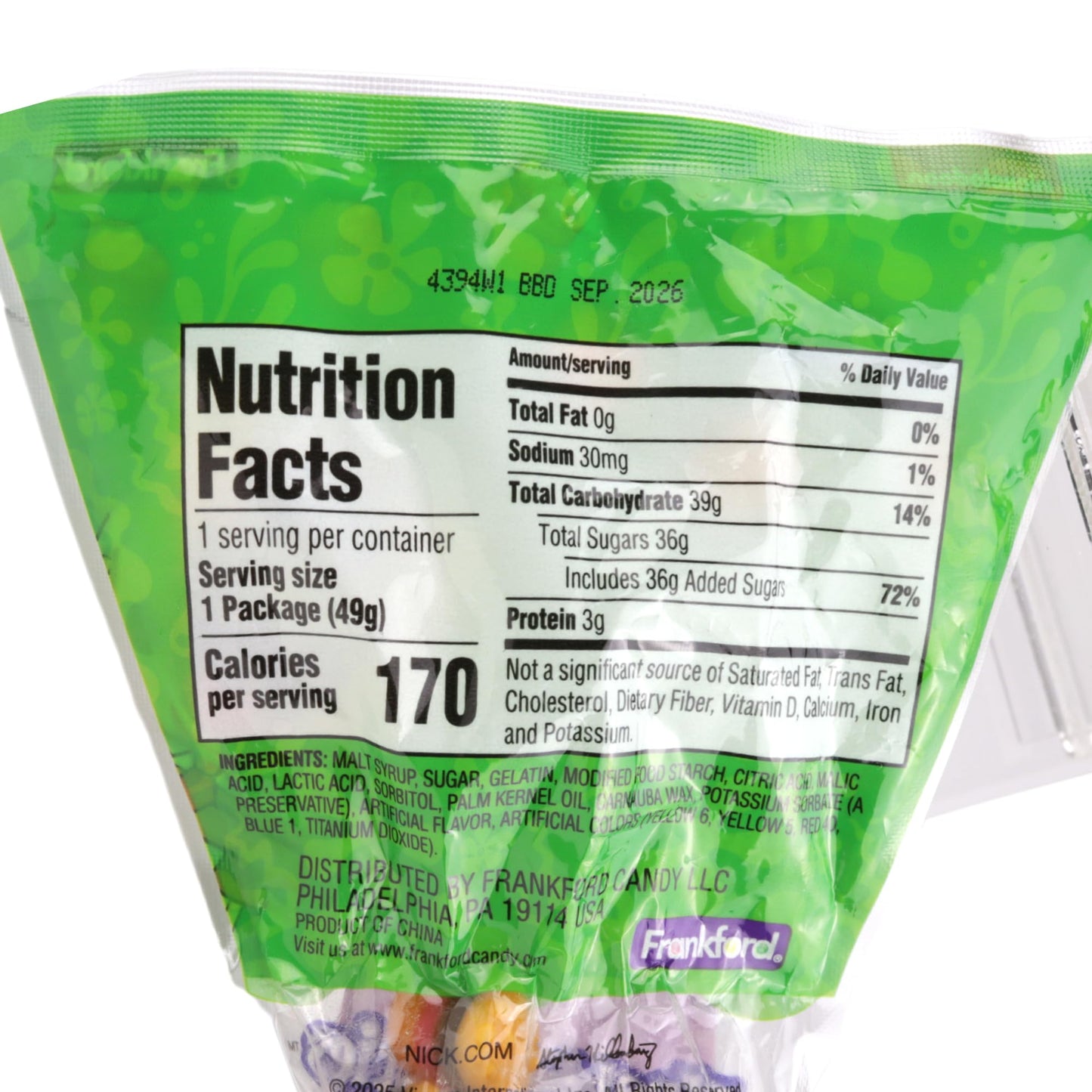 SpongeBob Krabby Patty Candies, Mini Sandwich Gummies, Easter Basket Stuffers and Party Favors, Pack of 3 (1.73 oz Each)