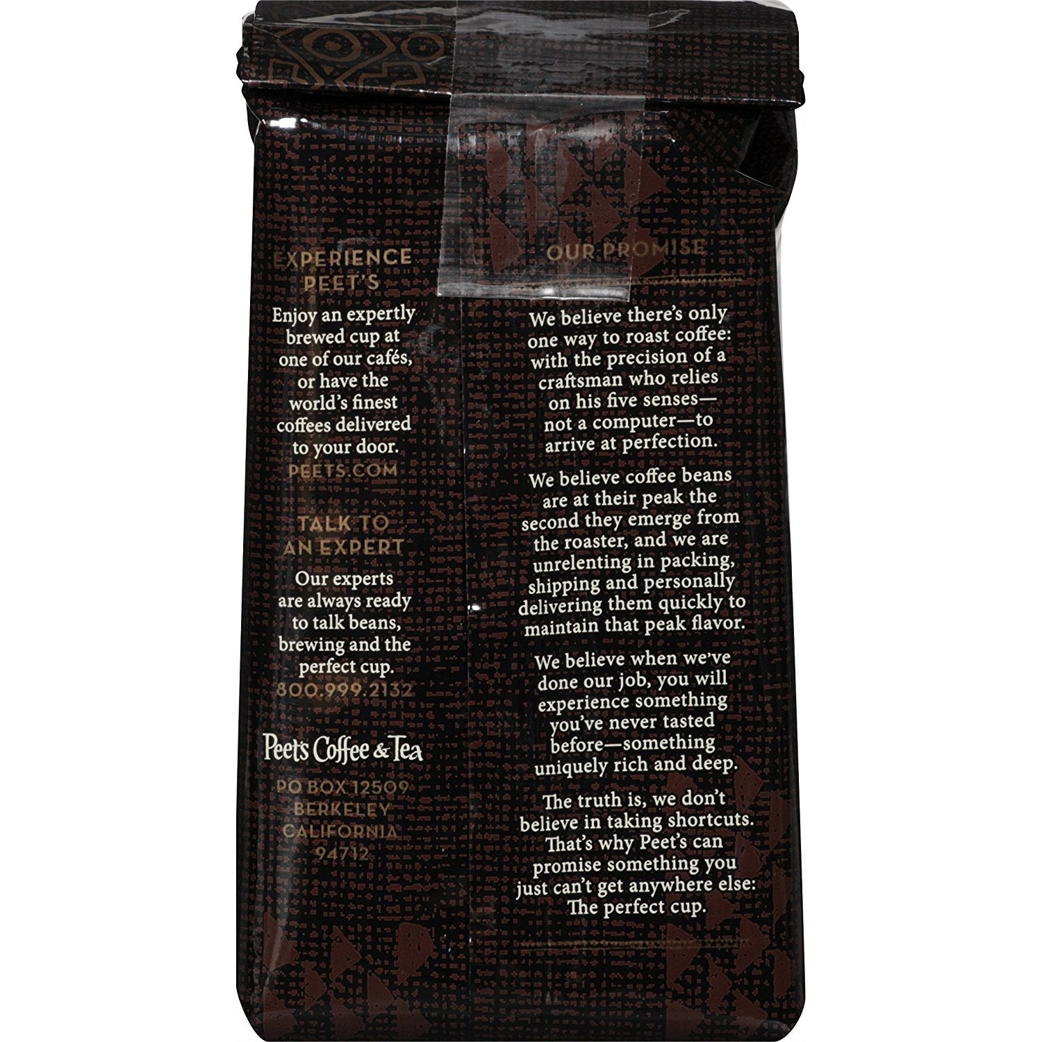 Peet's Coffee Decaf Major Dickason's Blend Dark Roast Ground Coffee, 12 oz