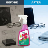 Blue Ribbon Plexi-Clean Acrylic & Plastic Cleaner 16 oz - 3 Pack - Vinyl Cleaner & Plastic Polish - Acrylic Surface Care for Furniture - Car Interior