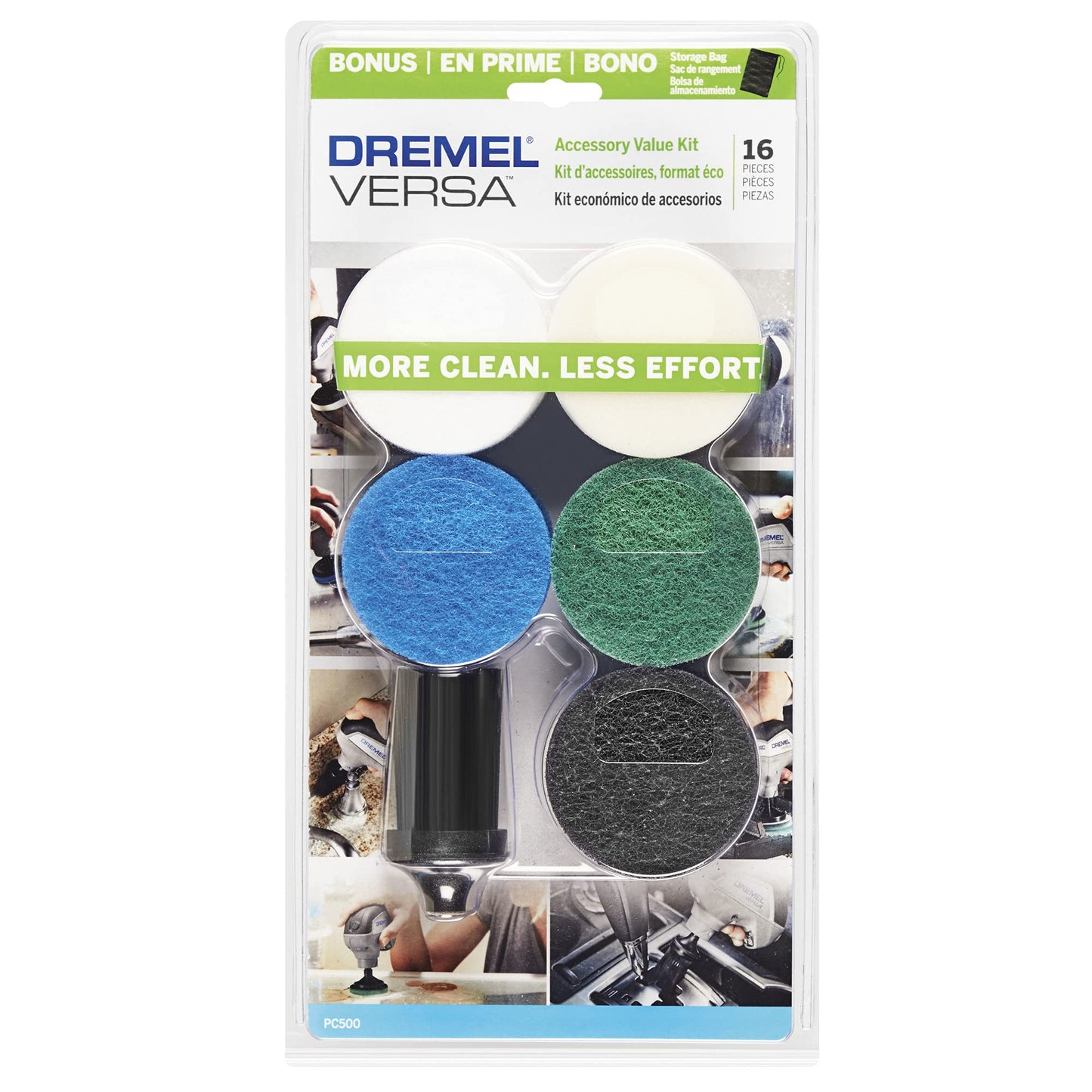 Dremel PC500 16 Piece Versa Power Scrubber Accessory Value Kit