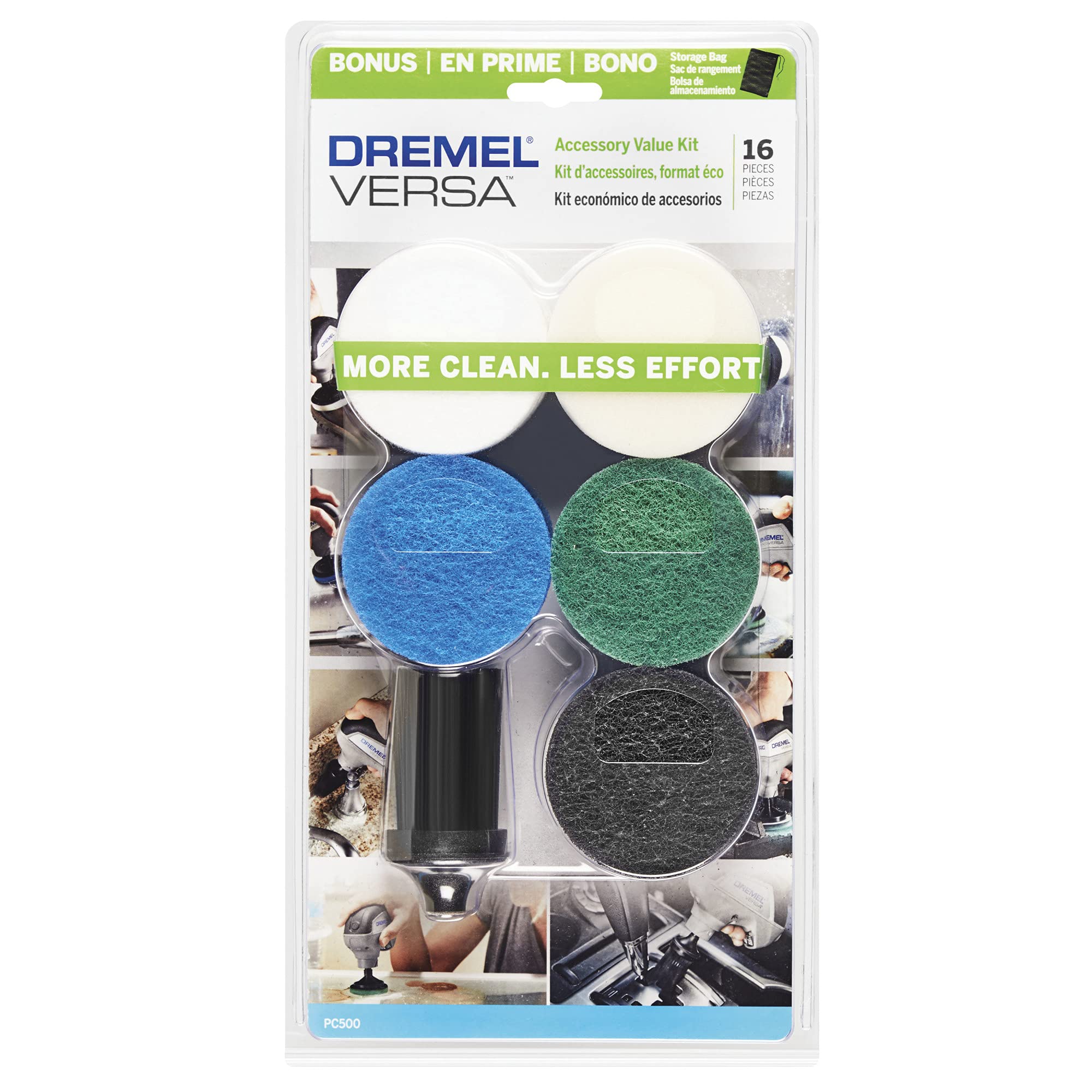 Dremel PC500 16 Piece Versa Power Scrubber Accessory Value Kit
