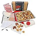 Global Grub DIY Fortune Cookie Kit | Makes 48 | Includes Flour, Sugar, Cocoa Powder, Baking Mat, Paper Fortunes, Edible Ink Pen, Detailed Instructions