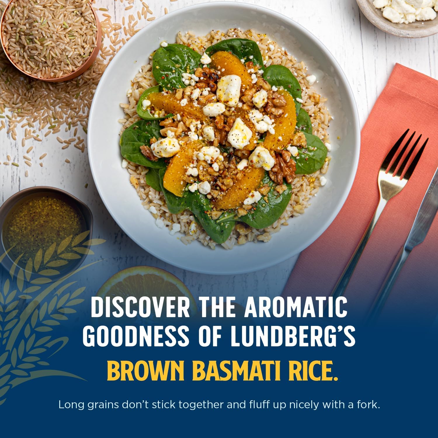 Lundberg Eco-Farmed Rice - Basmati Brown - 32 oz