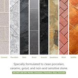 MORE Grout Cleaner for Tile Floors - Acidic Grout Cleaning Solution - Removes Cement-Based Grout Haze, Efflorescence and Mineral Deposits - Gallon