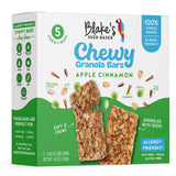 [3 Pack] Blake's Seed Based Apple Cinnamon Chewy Granola Bars + Squishy Stress Toy