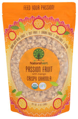 Naturalvert, Granola Crisy Passion Fruit Mango Organic, 12 Ounce