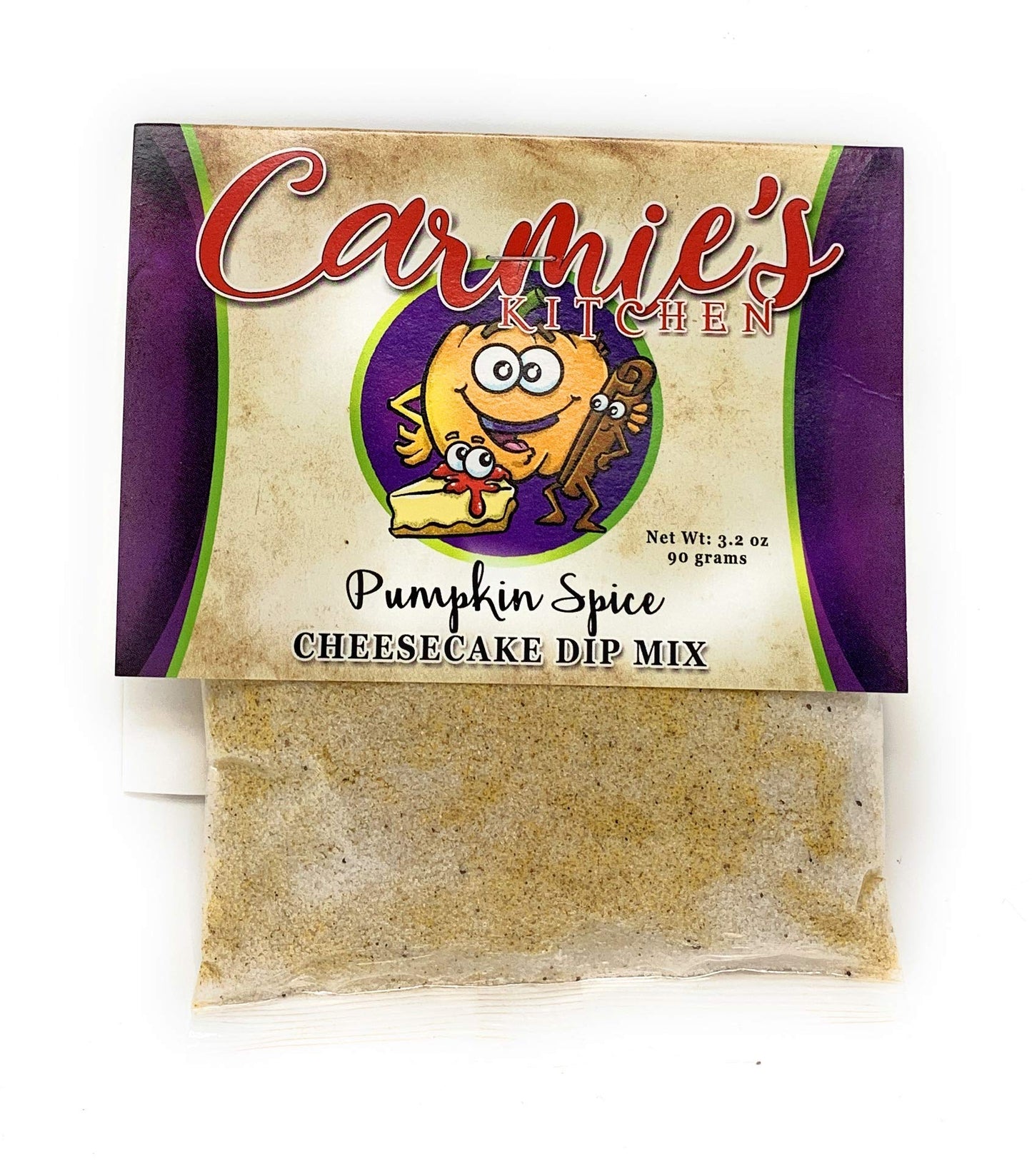 Carmie's Kitchen Pumpkin Spice Cheesecake Dip Mix