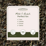 Starwest Botanicals Cleavers Herb Organic - Dried Loose Leaf Herb for Tea, & Herbal Blends, Cut & Sifted, Certified Kosher, Non-GMO - 4 oz Pouch