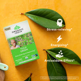 Organic India Tulsi Green Herbal Tea - Stress Relieving & Balancing, Immune Support, Adaptogen, Vegan, USDA Certified Organic, Caffeine-Free - 18