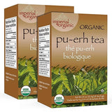Uncle Lee's Tea Organic Pu-Erh Tea, 100% Natural Chinese Tea, Fresh & Full Earthy Flavor, Enjoy as Hot Tea or Iced Tea Beverages, Coffee Alternative