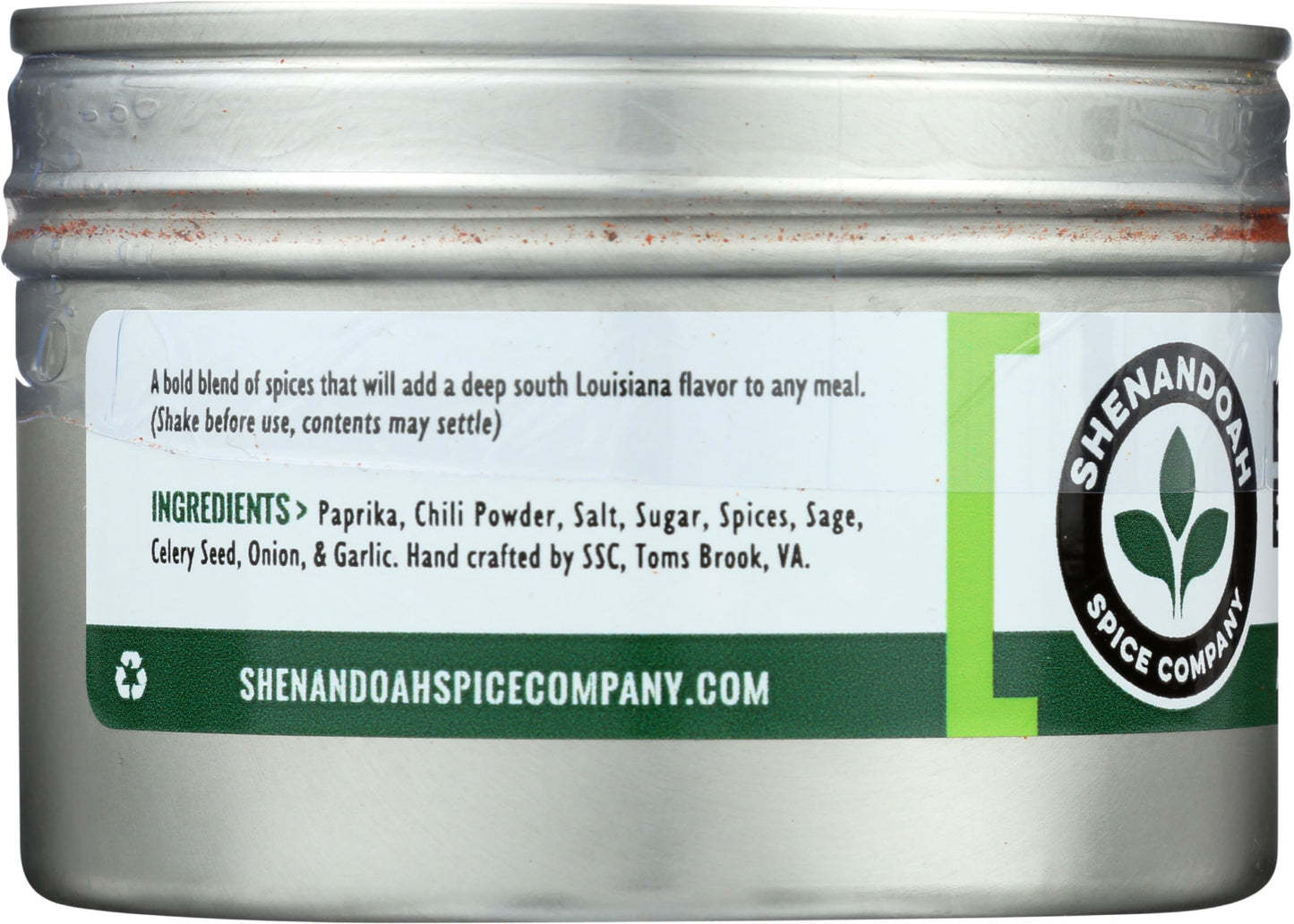 Shenandoah Spice Co, Seasoning Blackening Bayou, 4.8 Ounce