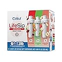 Cirkul LifeSip B-Vitamins Flavor Water Variety Pack, Makes 36 Drinks, No Sugar, Zero Calorie Drink Mix, (2 Fruit Punch, 2 Strawberry Kiwi, 2