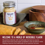 Burlap & Barrel Toasted Onion Powder - Rich, Savory-Sweet Flavor - Flavorful Onion Seasoning for Cooking - As Seen On Shark Tank - 2.9oz Glass Jar