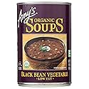 Amy's Organic Black Bean Vegetable Soup, 14.5 Ounce